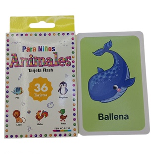 Spanish Flashcards西班牙语学习卡片西文彩图闪卡Tarjeta Flash