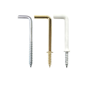 加长直角钩 七字钩 灯钩7字钩 L钩自攻螺丝钉L形型镜相框弯勾挂钩