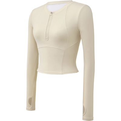 EPIH正肩带胸垫瑜伽服显瘦长袖