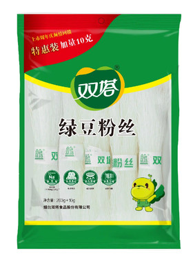 双塔正宗龙口绿豆粉丝270g*4袋