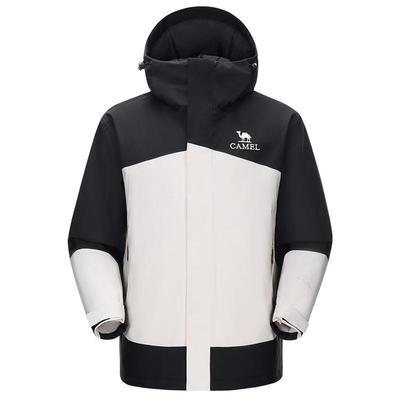 骆驼户外夹棉冲锋衣AK80硬壳防水棉服外套男加厚防风旅游登山服装