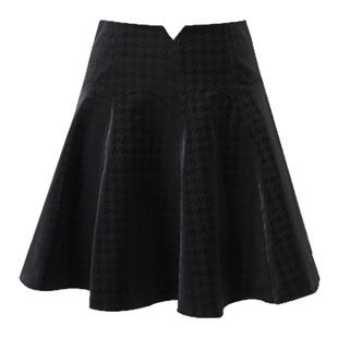 LULUALWAYS【商场同款】秋季新款青春百搭时尚伞裙短款半身裙女