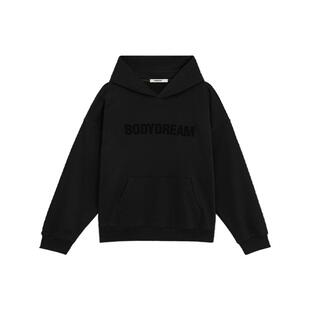 【奥韩绒】BODYDREAM重磅卫衣男字母印花帽衫宽松休闲打底上衣