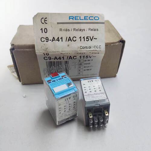议价原装西班牙RELECO宜科正品 C9-A41 AC115V 14脚 小型电磁继电