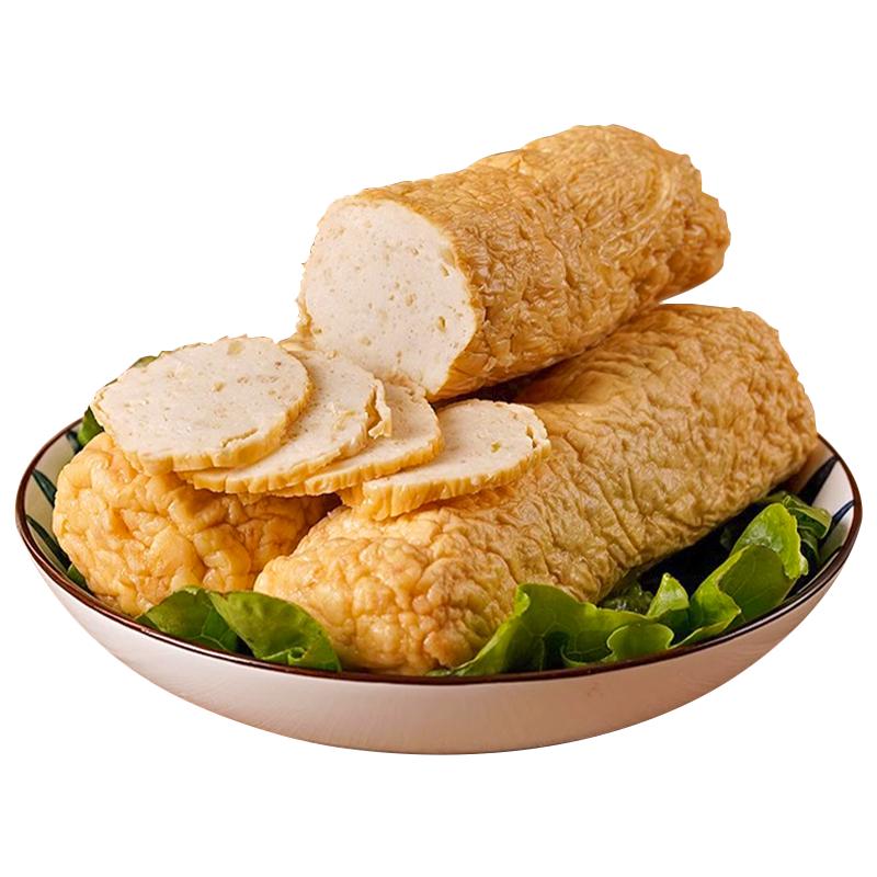 正宗广东潮汕猪肉卷章广章火锅食材商用独立包装黄金猪肉饼条
