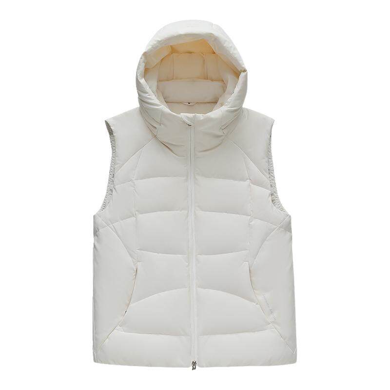 雪中飞短款连帽羽绒服