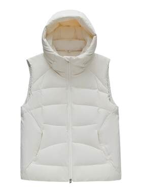 雪中飞短款连帽羽绒服