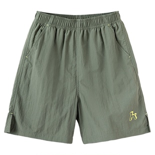 森马儿童中裤2025夏新款五分短裤男童休闲裤轻量便携户外裤子印花