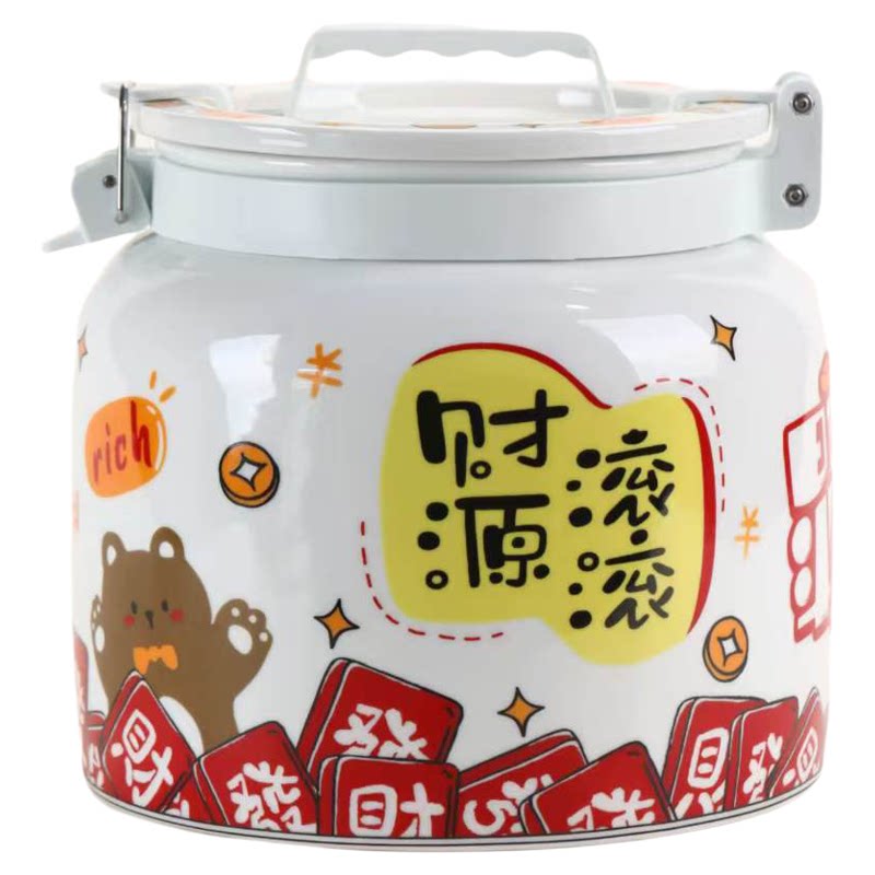 景德镇正品手提米桶防虫防潮杂粮米桶/米缸