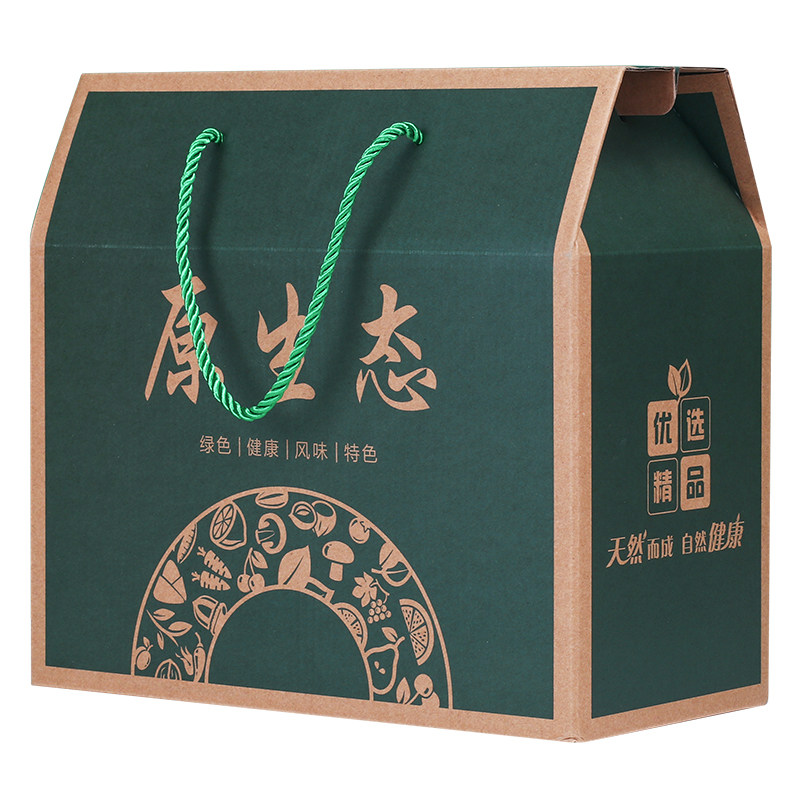 原生态礼品盒现货农产品土特产中秋月饼水果蜂蜜坚果鸡蛋包装礼盒
