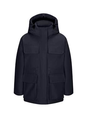 天石鹅铠甲貉子毛派克服