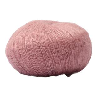 九色鸟 南非幼马海毛手工编织diy材料包儿童毛衣围巾线细毛线团