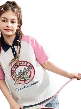 askjunior女童polo短袖