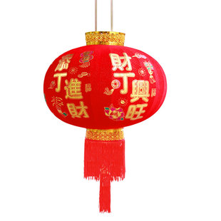 灯笼新款2026年高端春节红灯笼添丁进财户外大门阳台一对新年挂饰