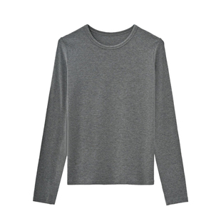 seawhen海维恩 冬季新款气质通勤简约大弹力修身慕斯绒打底衫3781