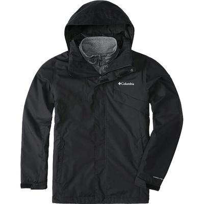 哥伦比亚男防水抓绒三合一冲锋衣