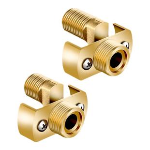 花洒万向曲角加长弯头淋浴龙头配件变径弯脚偏心螺丝拐脚弯角接头