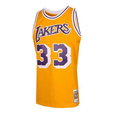 MN湖人队贾巴尔33号球衣球迷版