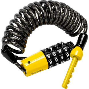 伊诺德EROADE头盔锁自行车锁摩托车密码防盗锁童车锁链安全钢丝绳