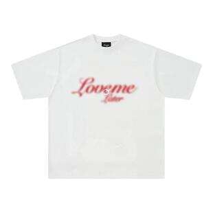 王鹤棣同款短袖男潮牌t恤夏季Lovemelater王以太主理幻影logo国潮