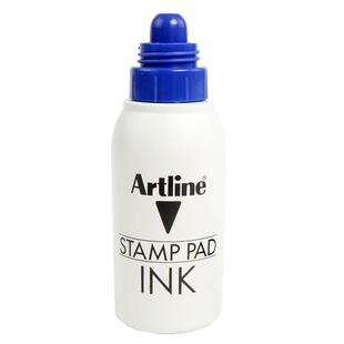 日本Artline旗牌 EHJ印台专用补充印油50ML 公司企业盖章敲章按手印银行财务用印泥油印章油办公用品ESA-2N