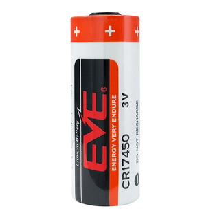 EVE亿纬锂能CR17450智能水表流量计工控PLC记忆RAM仪表3V锂锰电池