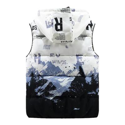 双面穿羽绒棉马甲冬季防寒保暖