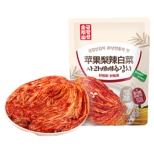 金刚山苹果梨辣白菜 韩式延边泡菜开袋即食袋装
