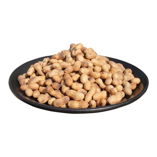 农家柴火铁锅现炒脆花生熟花生炒货炒花生带壳原味散装大花生油炸