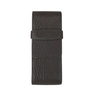 聚变手工皮具高端定制海豹皮三支装钢笔套多笔位真皮收纳包袋