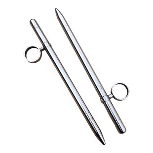 偏环判官笔不锈钢酷棍峨嵋刺掌棍实心点穴笔车载防身八卦掌套路