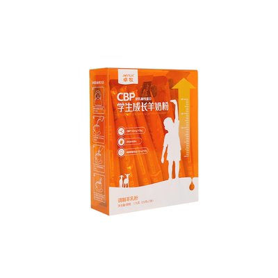 卓牧CBP学生成长羊奶粉儿童高钙3-15岁学生羊奶粉175g*6盒礼盒装