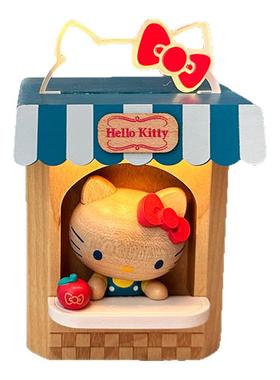 wooderfullife台湾hellokitty实木质小夜灯光氛围生日礼物女孩子
