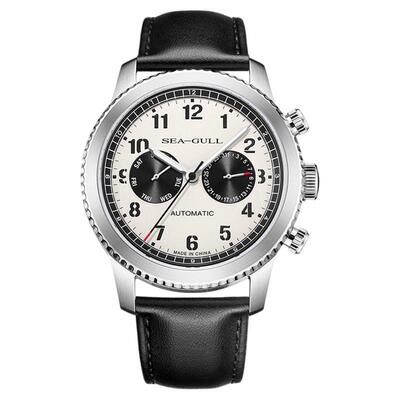 海鸥表双时区多功能男款机械表