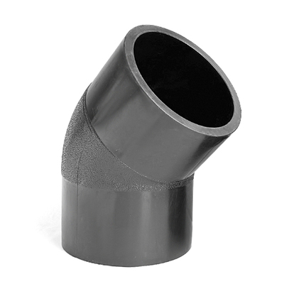 PE对接-45度热熔新料对熔弯通