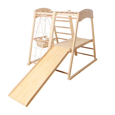 实木秋千组合小型游乐园攀爬架
