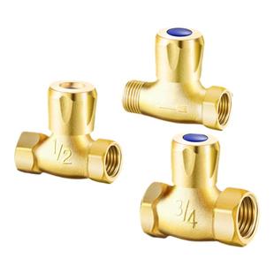 全铜直通阀内外丝开关水阀角阀双内丝螺纹4分6分水龙头阀门止水阀