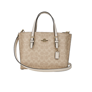 【自营】COACH/蔻驰女包MOLLIE25托特包手提包单肩包情人节送女友