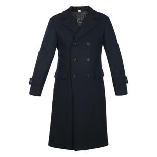 酒店礼宾KTV迎宾冬季物业售楼处保安服双排扣羊毛呢男大衣工作服