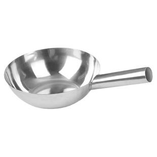不锈钢水瓢家用拌凉菜凉面专用漂水舀子商用马勺厨房短把水勺飘勺