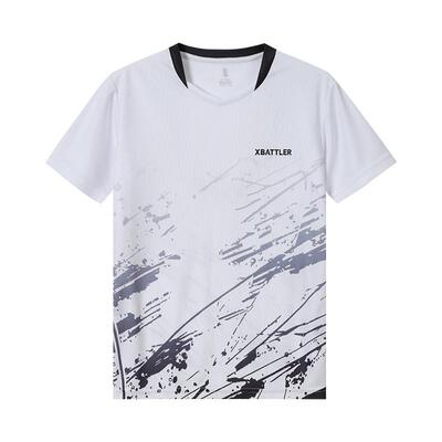 上阵速干羽毛球服女夏季短袖运动T恤训练服大赛队服定制羽球衣男