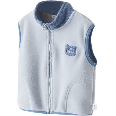 宝宝马甲摇粒绒秋冬季