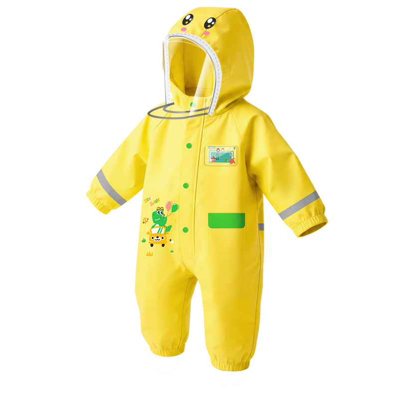 幼儿连体儿童雨衣防泼水透气软棉