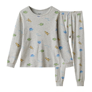 红豆儿童秋衣秋裤纯棉男女童保暖内衣套装全棉a类睡衣打底棉毛衫