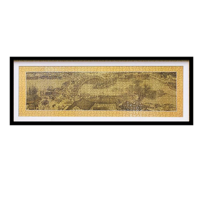 98x34画框挂墙千里江山图拼图框