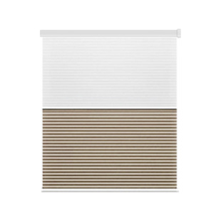 优客工场电动日夜蜂巢帘蜂窝风琴帘卧室全遮光遮阳智能语音百叶帘