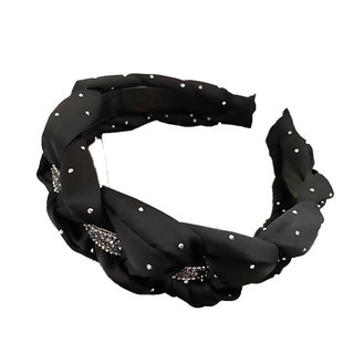 高端精致高颅顶发箍女2023年新款头箍高级感水钻气质洗脸发卡头饰