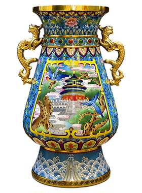 北京天坛长城景泰蓝永太安和尊