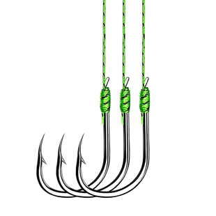正品进口PE大力马子线双钩伊势尼鱼钩绑好的成品钓钩鲤鱼鲶鱼线钩