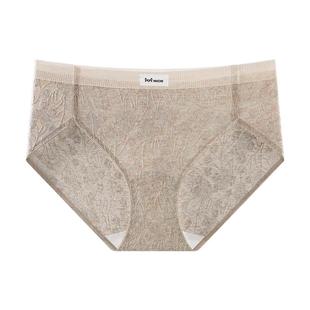 猫人无痕内裤女士2025新款纯棉7a级抗菌女生全棉不夹臀三角短裤头